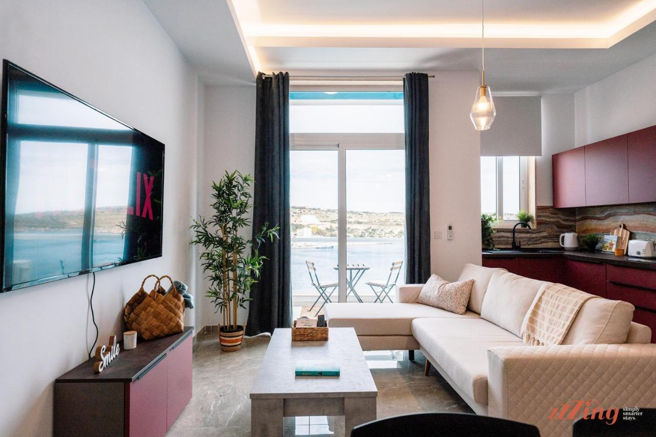 Seashore Stays - Stunning Apartments Right By The Sea St. Paul's Bay Luaran gambar